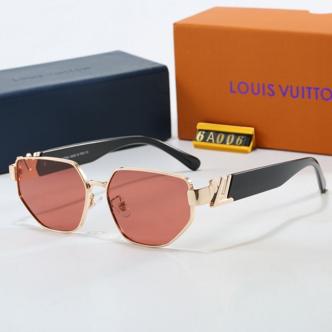 Louis vuitton V-Logo Metal Square Sunglasses (Model 6A006) Square