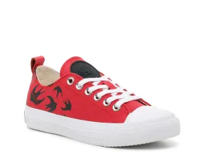 Alexander McQueen Swallow women's sneakers, red