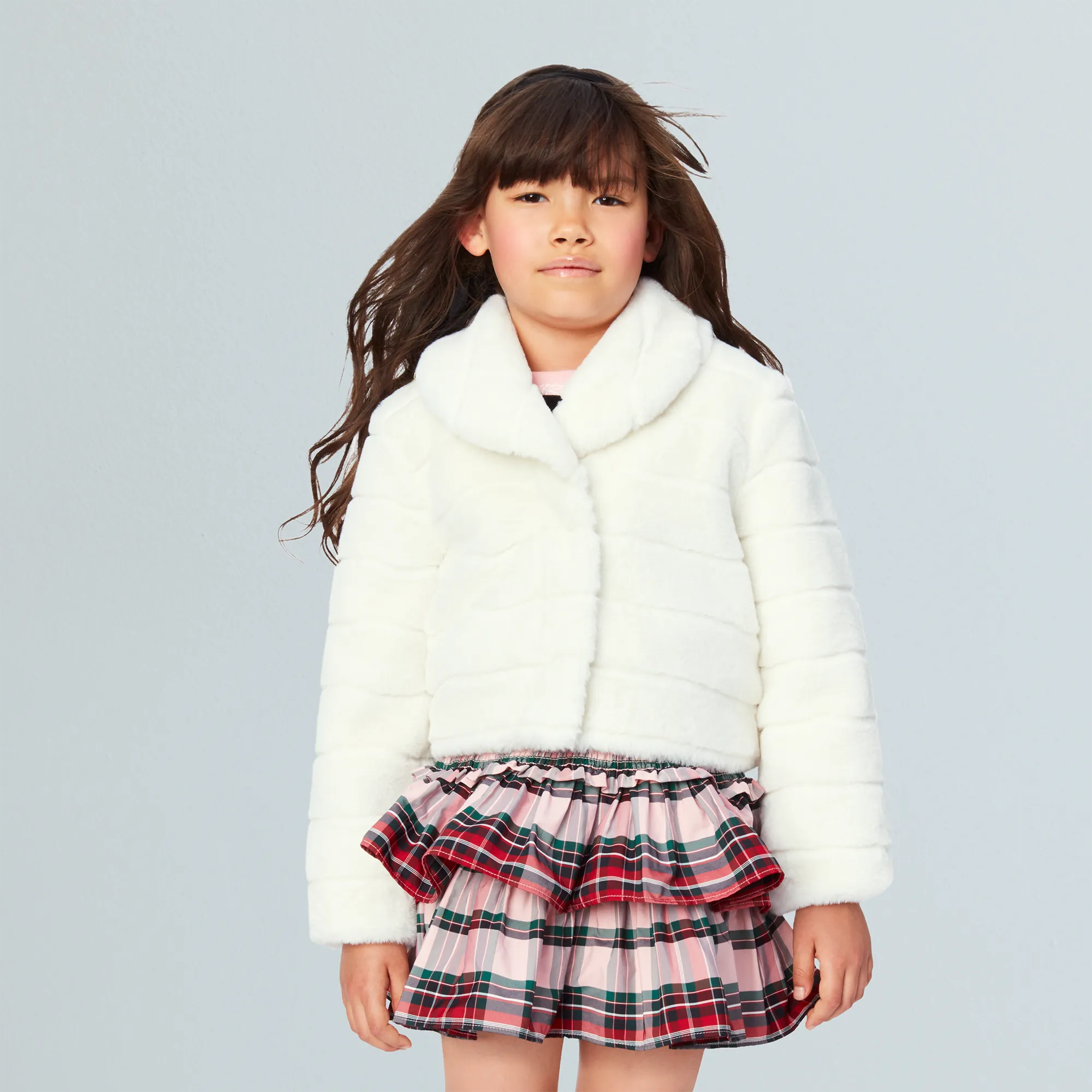 American Girl® x Janie and Jack Winter-White Jacket for Girls