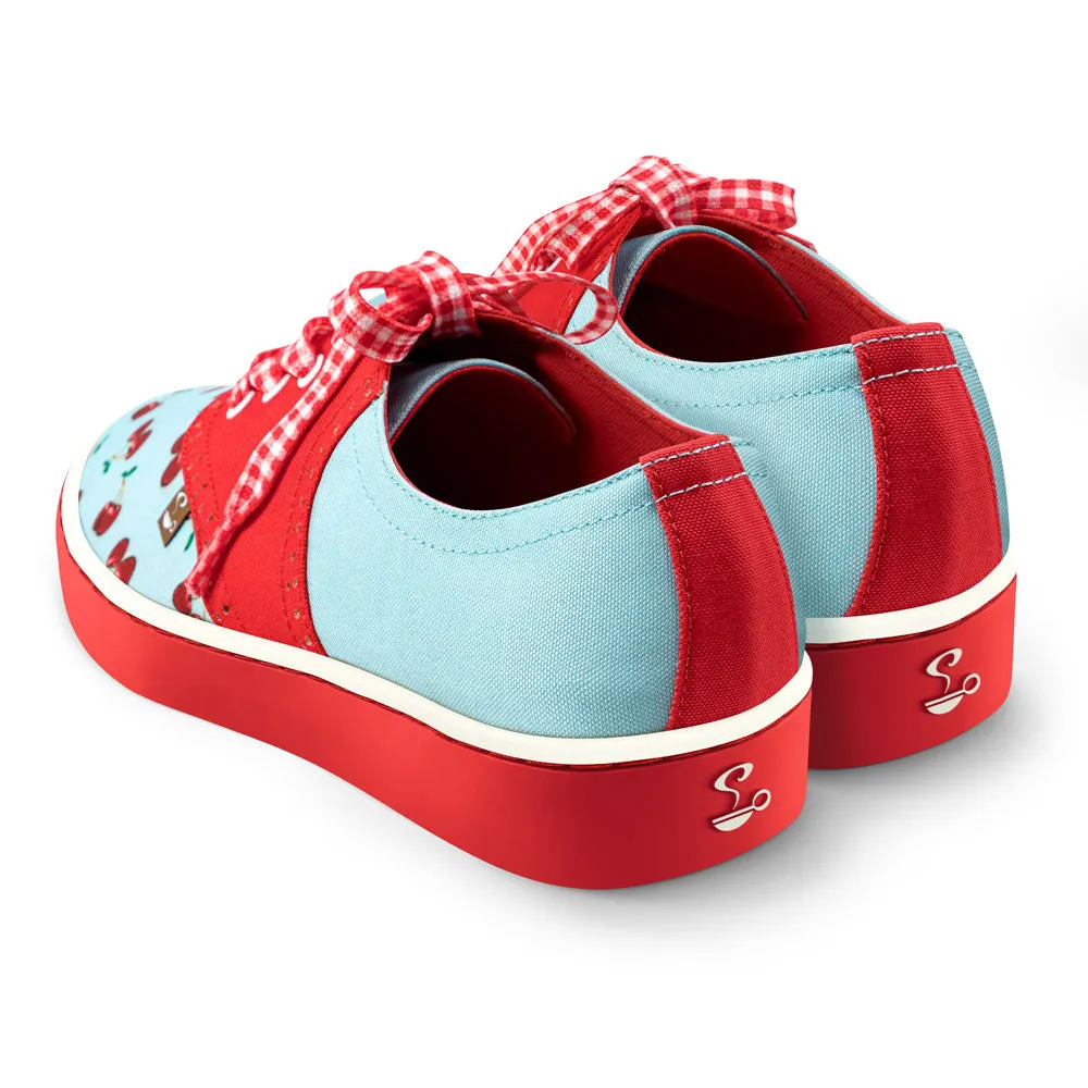 Chocolaticas® Cherry Blue Casual Sneaker