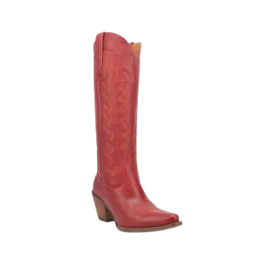 Dan Post Women's High Cotton Red Boot