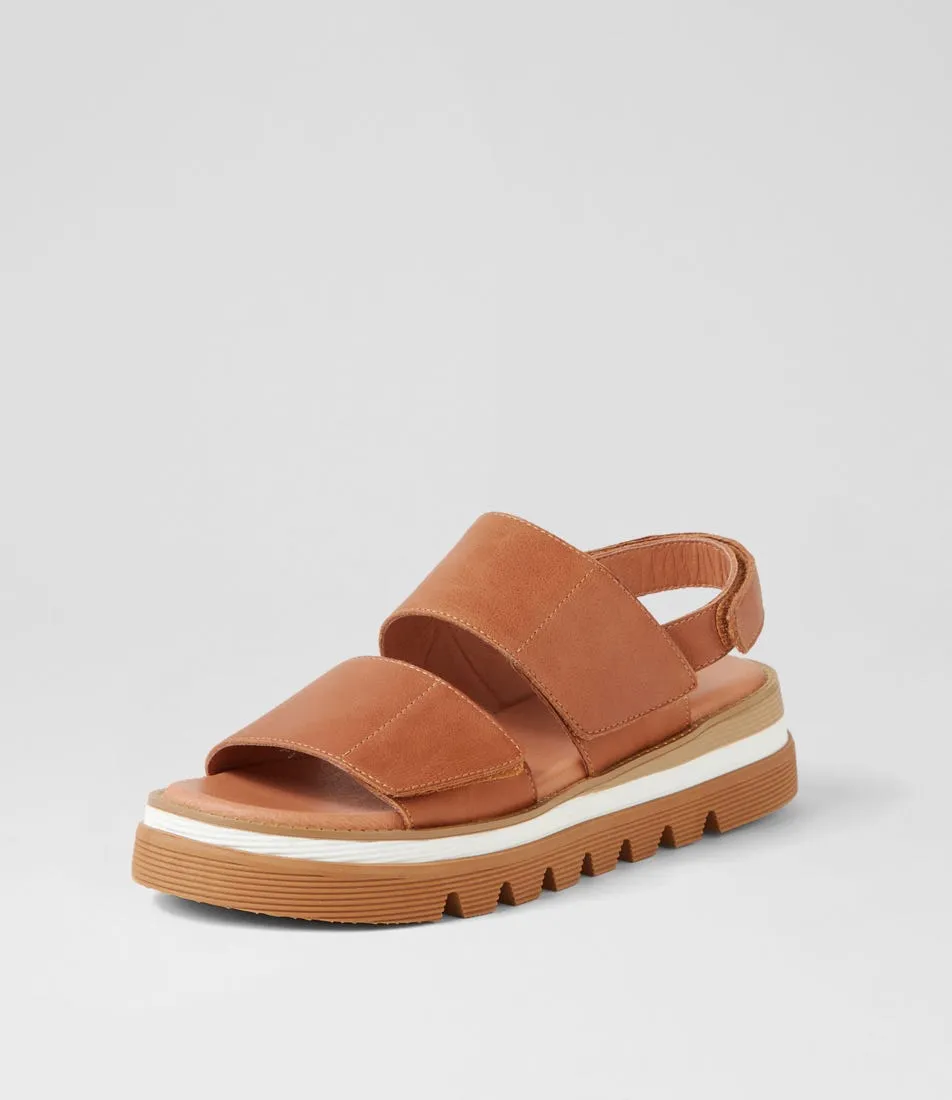 Django & Juliette - Sandals - Soner - Tan / Leather