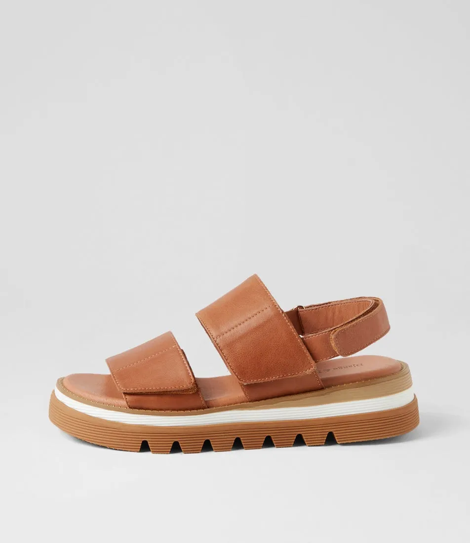 Django & Juliette - Sandals - Soner - Tan / Leather