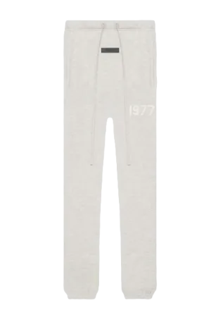 Essentials Fear of God Tapered Light Oatmeal Sweat Pants 1977