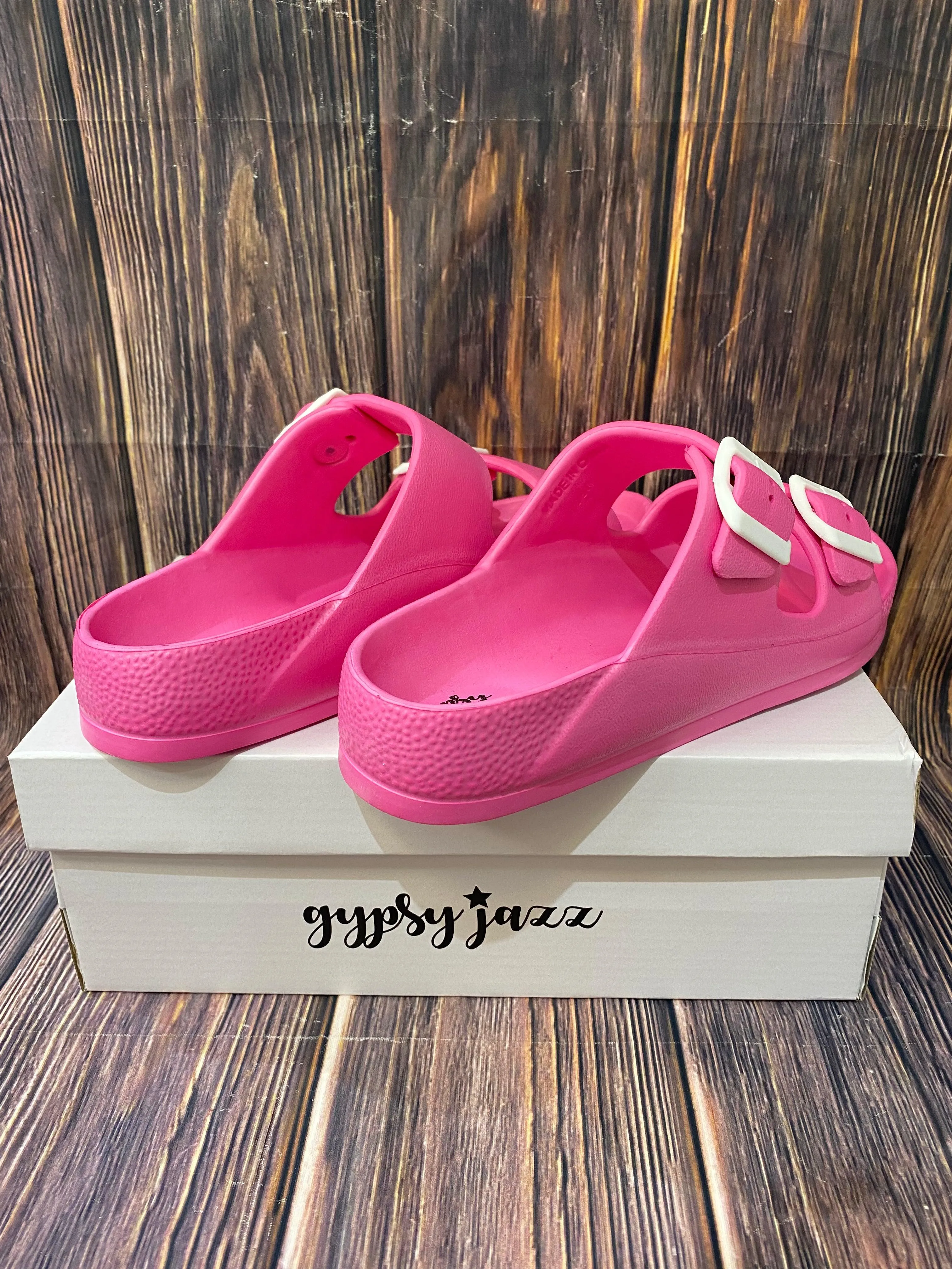 Gypsy Jazz Kid's "Lil Mia" Pink Sandals