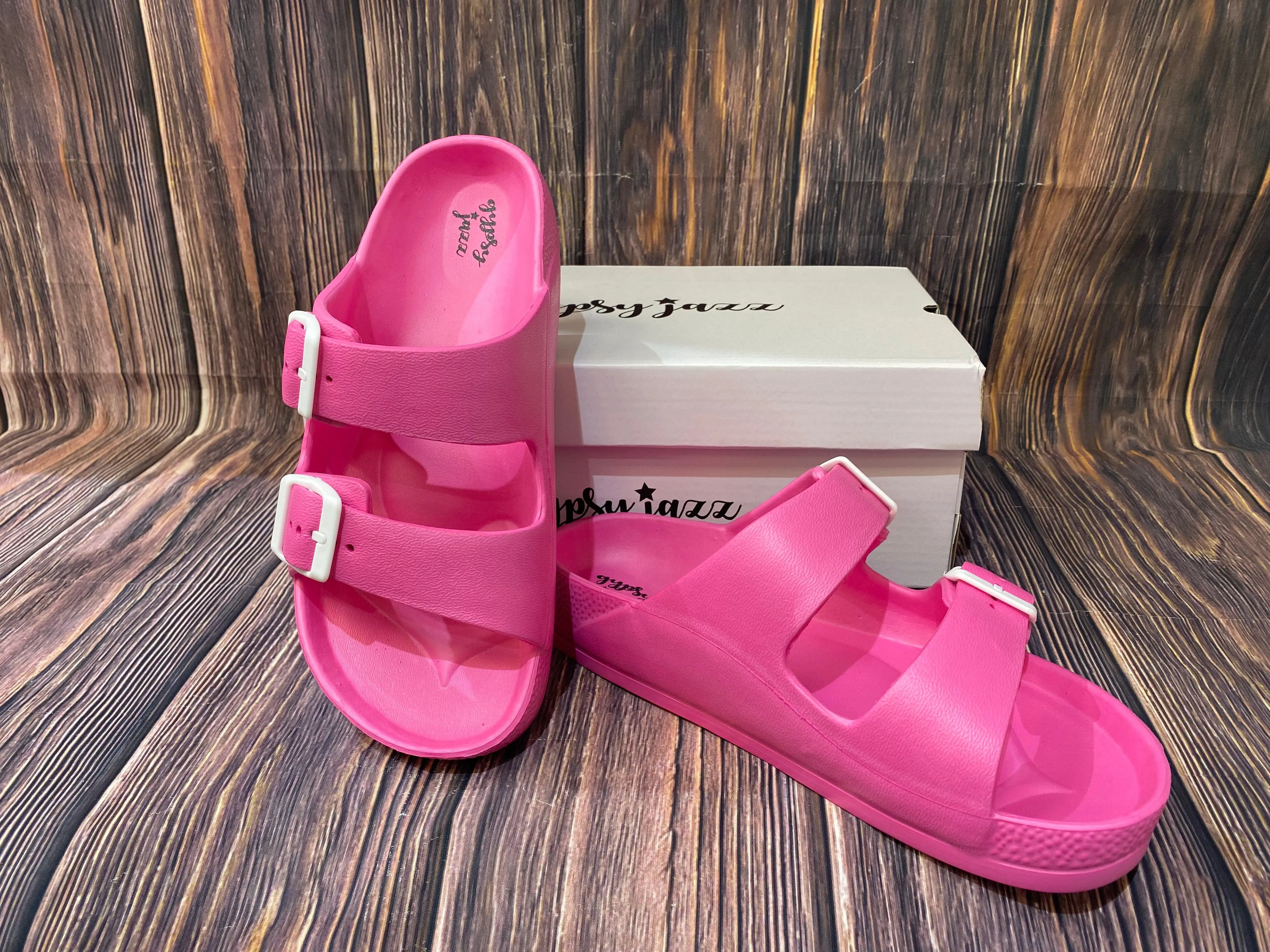 Gypsy Jazz Kid's "Lil Mia" Pink Sandals