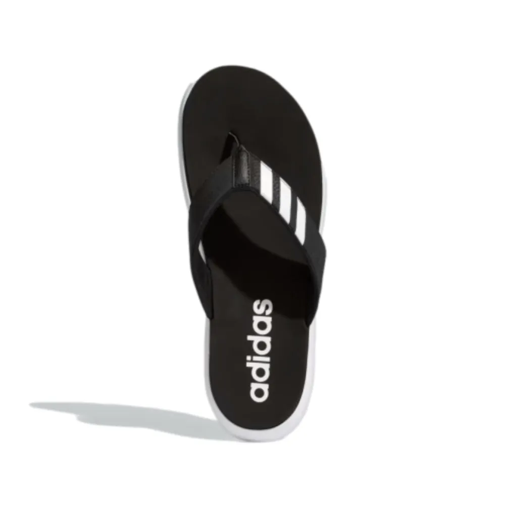 Men's Comfort Flip-Flops Slipper (Core Black/Cloud White/Core Black)