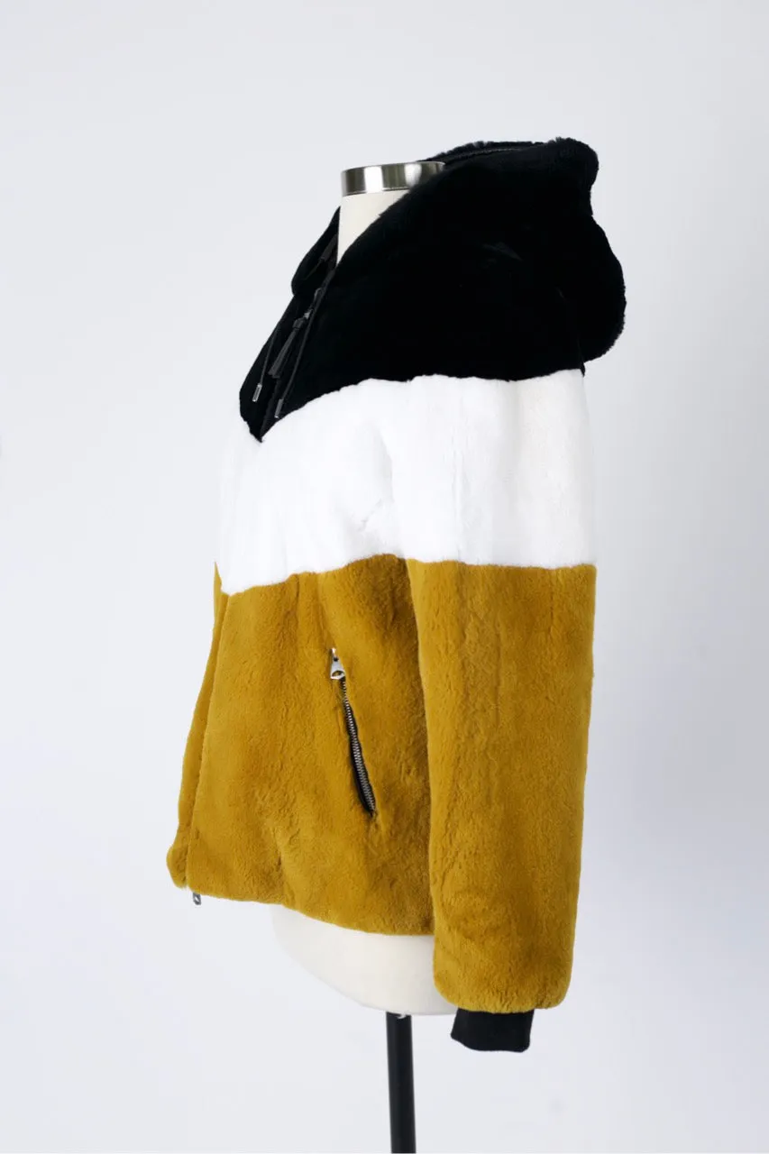 Reversible Fur Puffer Jacket