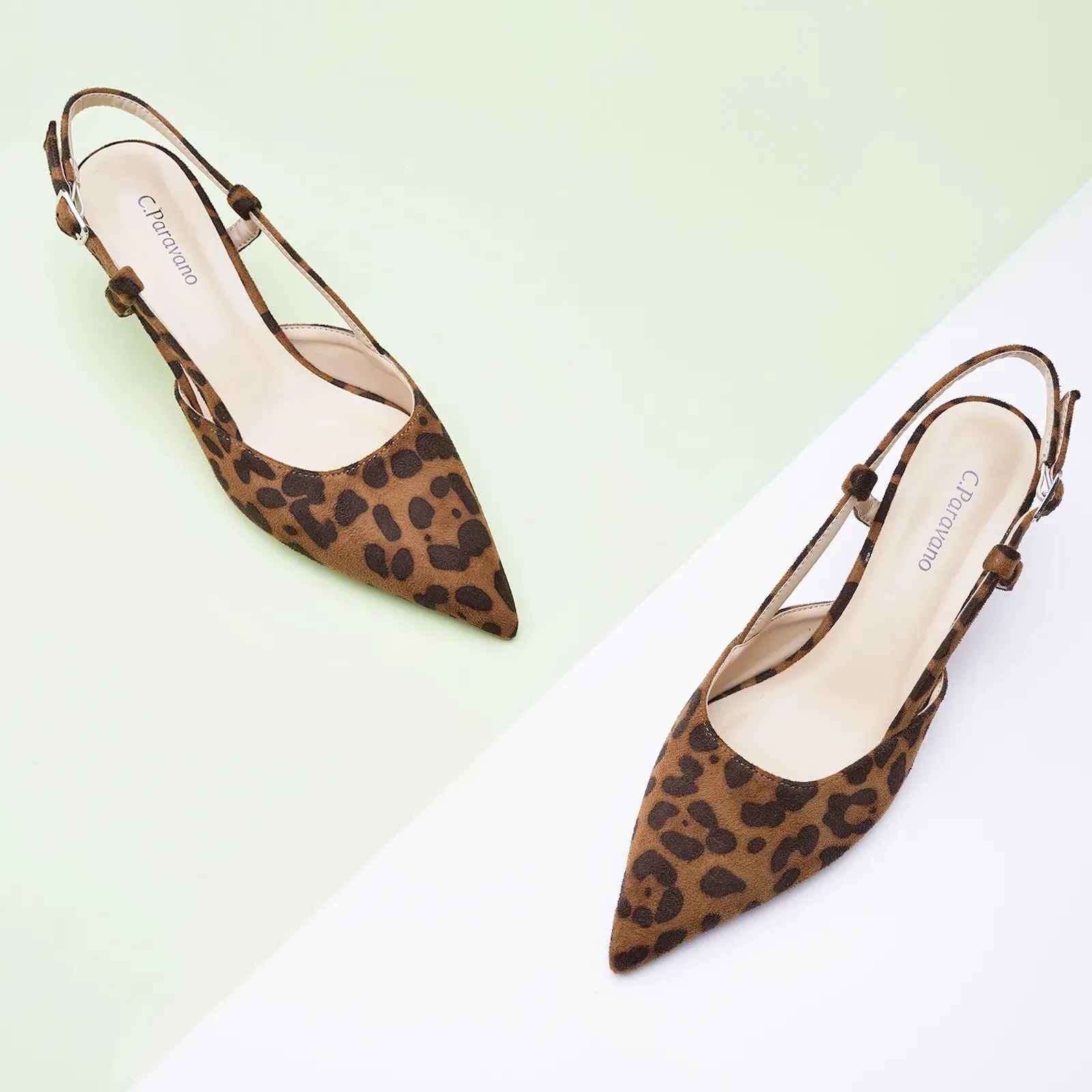 Sleek Pointed Toe Chic Slingback Pumps