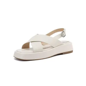 Thick Sole Ladies’ Summer Sandals with Straps