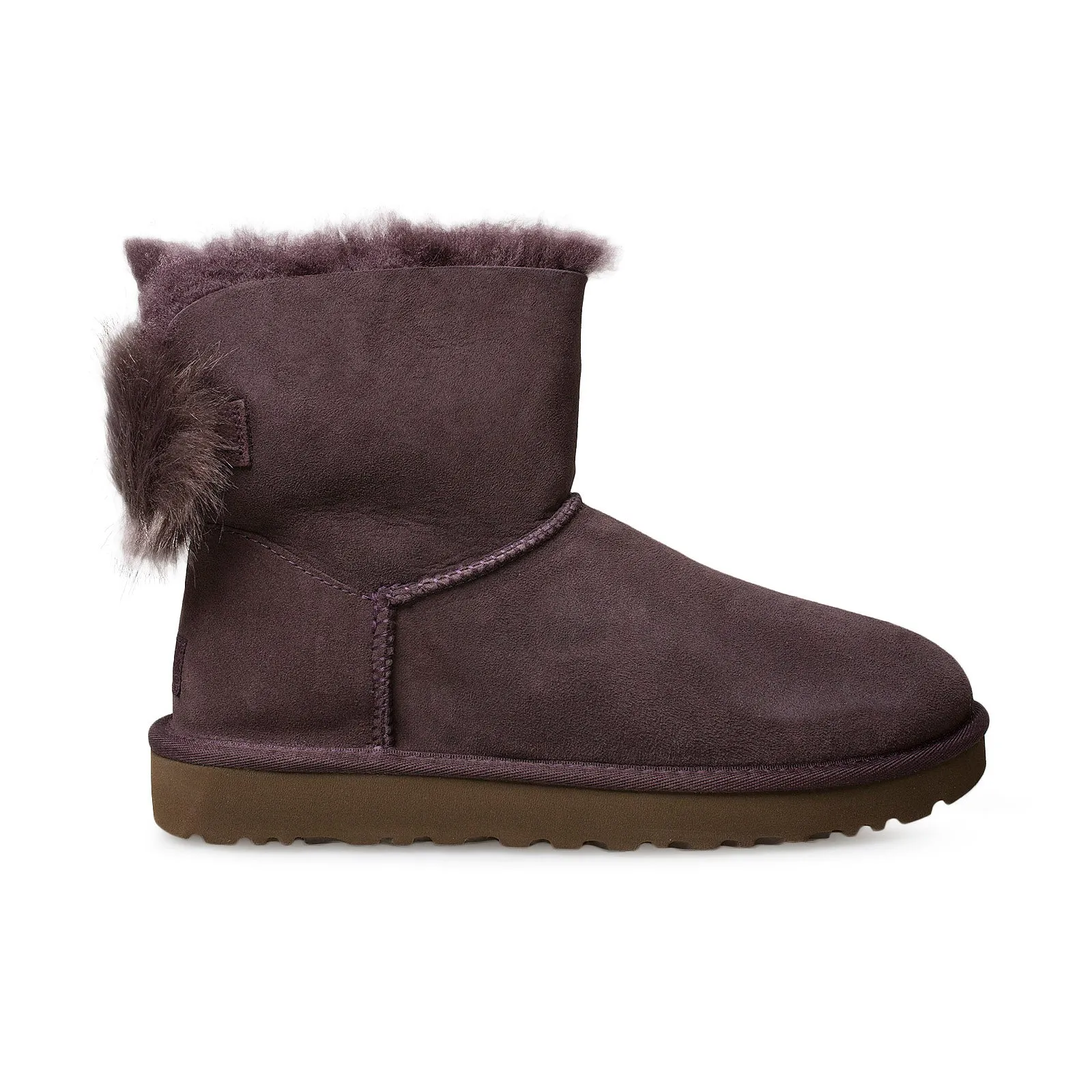 UGG Mini Puff Crystal Bow Lodge Boots - Women's