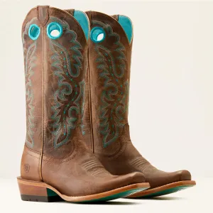 WOMENS ARIAT FUTURITY BOON PCN/BRN BOOT: 10050889