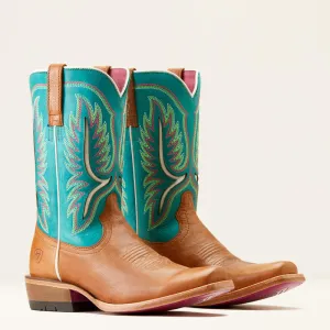 WOMENS ARIAT FUTURITY COLT TAN/BLUE: 10051021